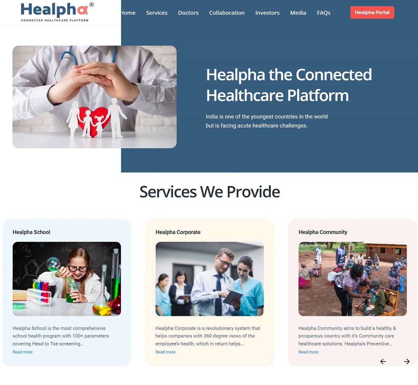 Medical/Hospital Website Designing services in Delhi